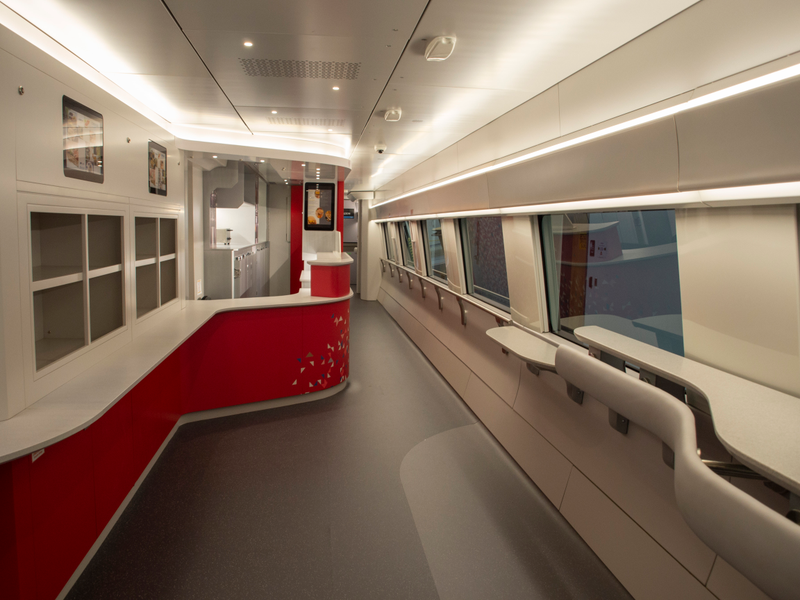 Illustration for article titled Mock-Up Shows A New Amtrak Acela Interior That's Refreshed But Familiar